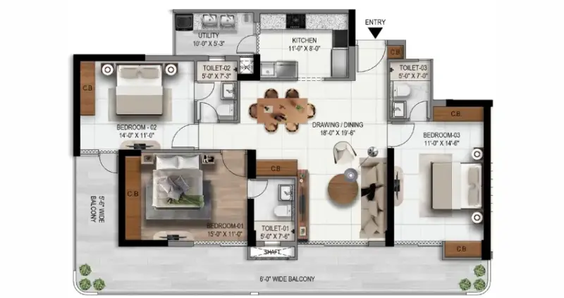 Aarv Twin Towers Mohali: Luxury 3 BHK High-Rise Apartments in SAS Nagar | Best Residential Projects in Mohali