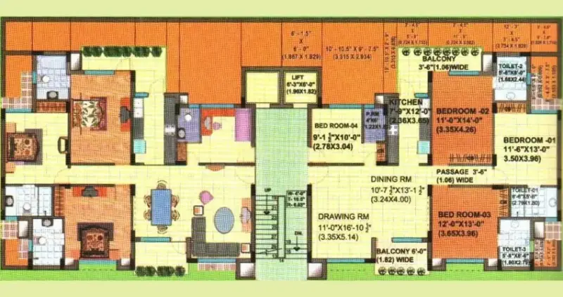 Aditya Palm Court Nabha Zirakpur Residential Apartments | Best Real Estate Projects in Zirakpur