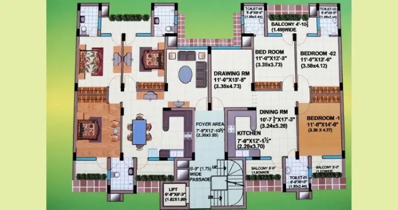 Aditya Palm Court Nabha Zirakpur Residential Apartments | Best Real Estate Projects in Zirakpur