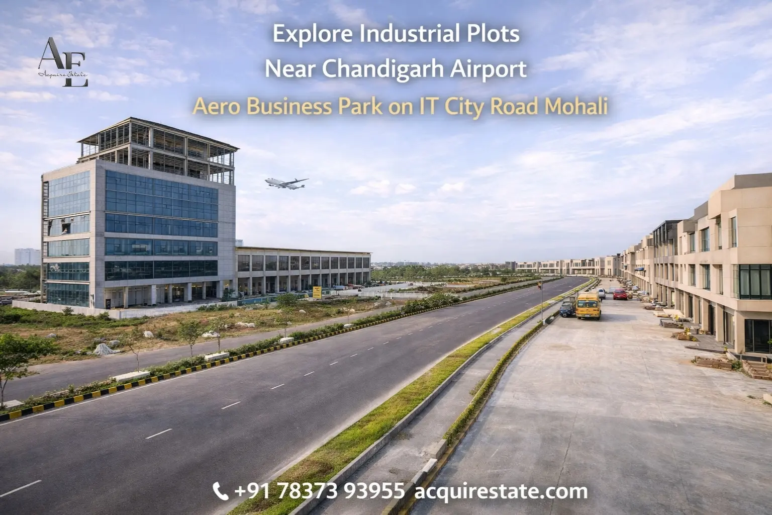 Looking for Industrial Plots Near Chandigarh Airport? Explore Aero Business Park Mohali on IT City Road