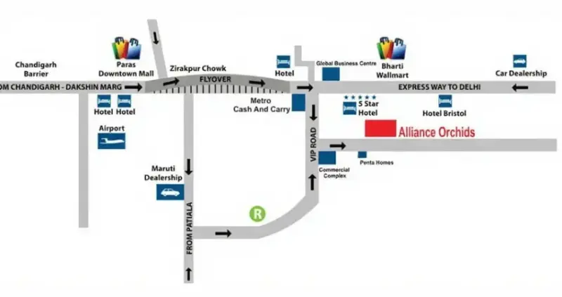 Alliance Orchids Nabha Zirakpur: Best Residential Projects in Zirakpur | High-Rise Apartments in Zirakpur