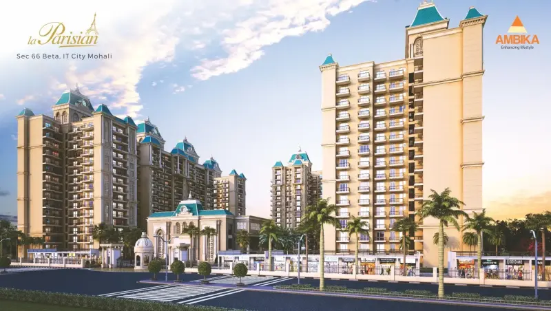 Ambika La Parisian Sector 66B Aerocity Mohali: Premium 3-4 BHK High-Rise Apartments in Mohali