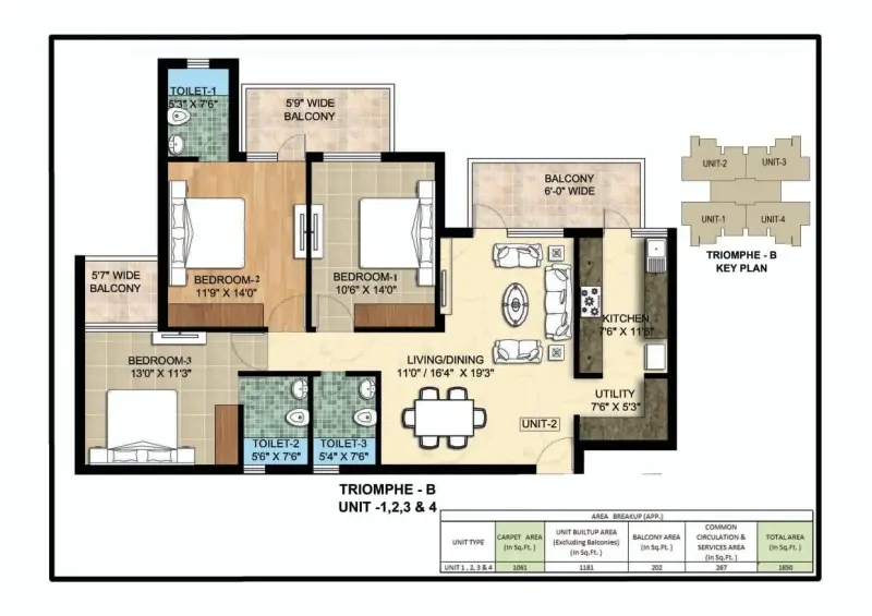 Ambika La Parisian Sector 66B Aerocity Mohali: Premium 3-4 BHK High-Rise Apartments in Mohali