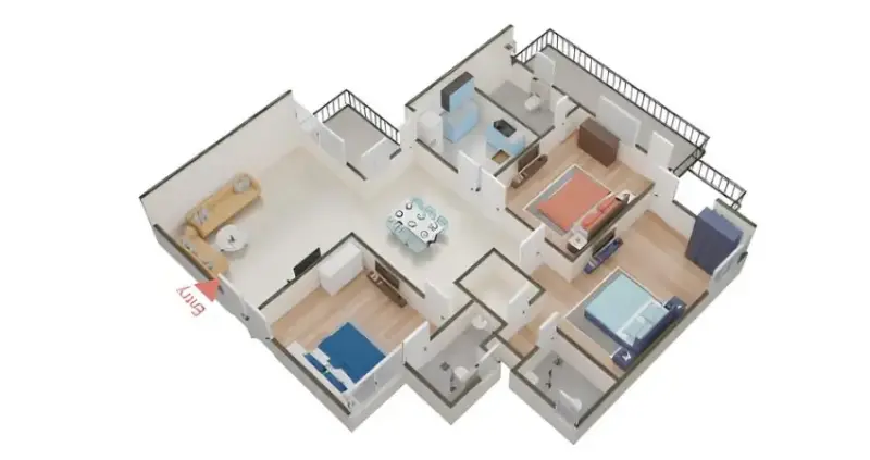 ANA Amravati Apartments 1 Rampur Seori Panchkula | 3 BHK High-Rise Apartments for Sale in Panchkula Residential Projects