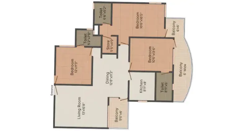 ANA Amravati Apartments 1 Rampur Seori Panchkula | 3 BHK High-Rise Apartments for Sale in Panchkula Residential Projects