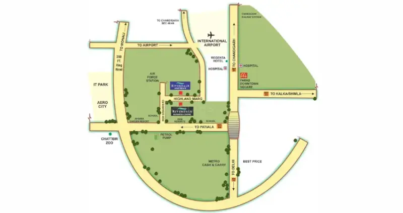 Barnala Riverdale Apartments Nabha Zirakpur Mohali District Punjab 140603- Luxury 3 BHK High-Rise Apartments in Zirakpur