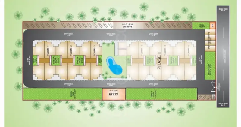 Barnala Riverdale Apartments Nabha Zirakpur Mohali District Punjab 140603- Luxury 3 BHK High-Rise Apartments in Zirakpur