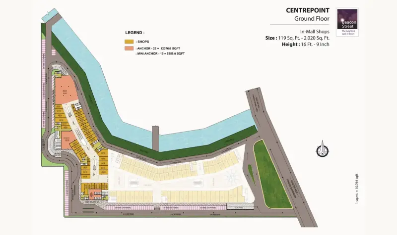 Beacon Street Sector 109 New Chandigarh | Multiplex, Uni Suites & Retail Shops in New Chandigarh Commercial Projects