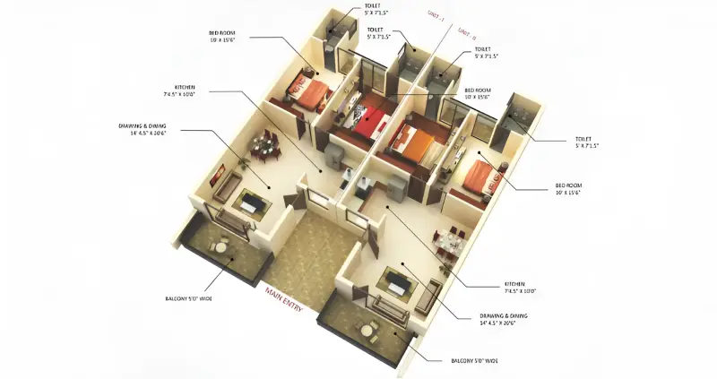 Bee Gee Aastha City Peer Muchalla Zirakpur: 1-3 BHK Affordable Apartments | Real Estate in Zirakpur