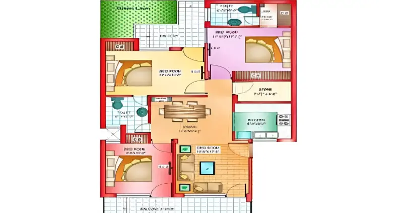 Bee Gee Aastha City Peer Muchalla Zirakpur: 1-3 BHK Affordable Apartments | Real Estate in Zirakpur