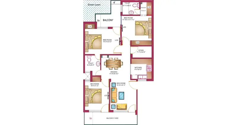 Bee Gee Aastha City Peer Muchalla Zirakpur: 1-3 BHK Affordable Apartments | Real Estate in Zirakpur