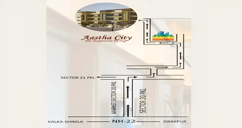 Bee Gee Aastha City Peer Muchalla Zirakpur: 1-3 BHK Affordable Apartments | Real Estate in Zirakpur