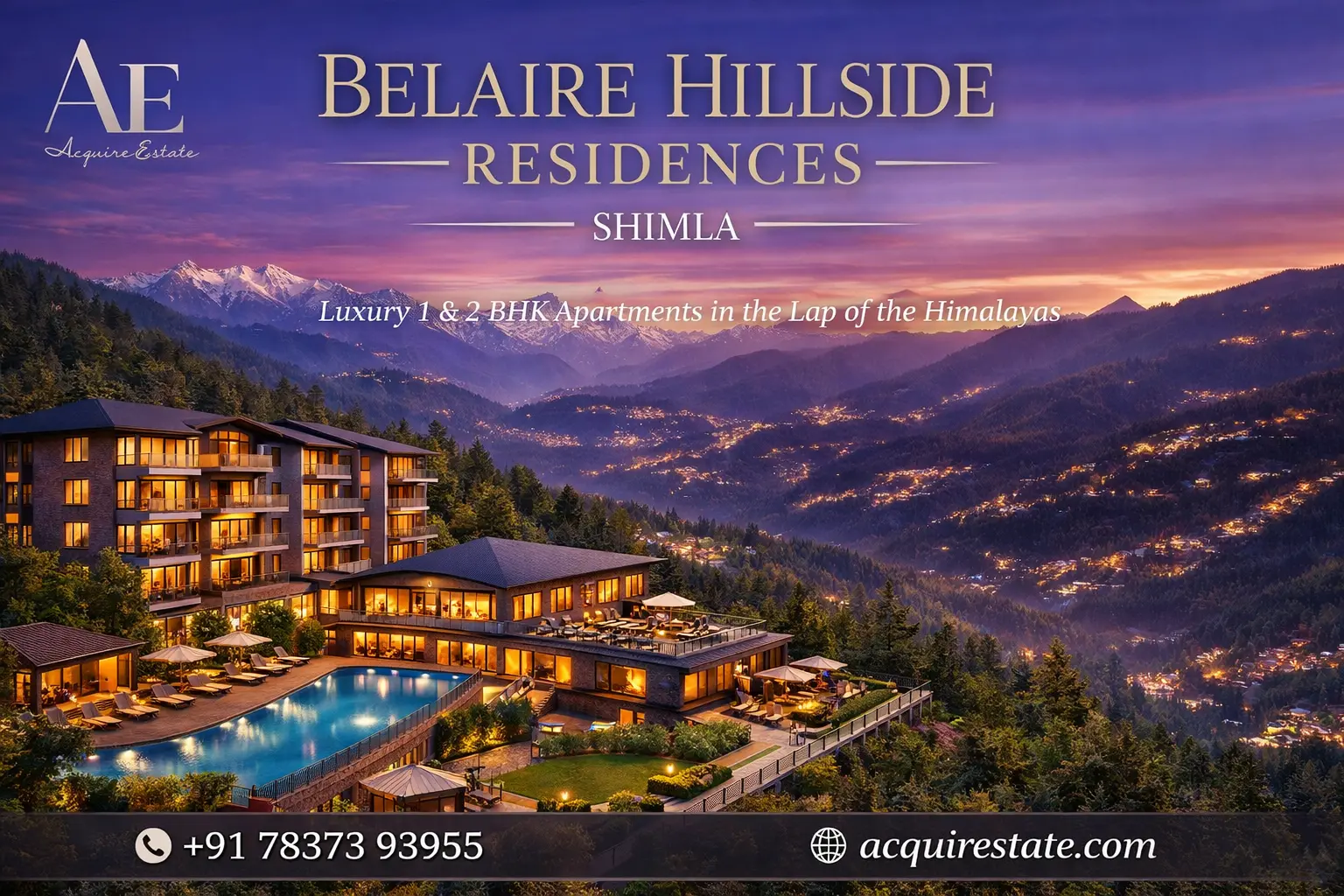 Belaire Hillside Residences Shimla – Luxury Living in the Lap of the Himalayas