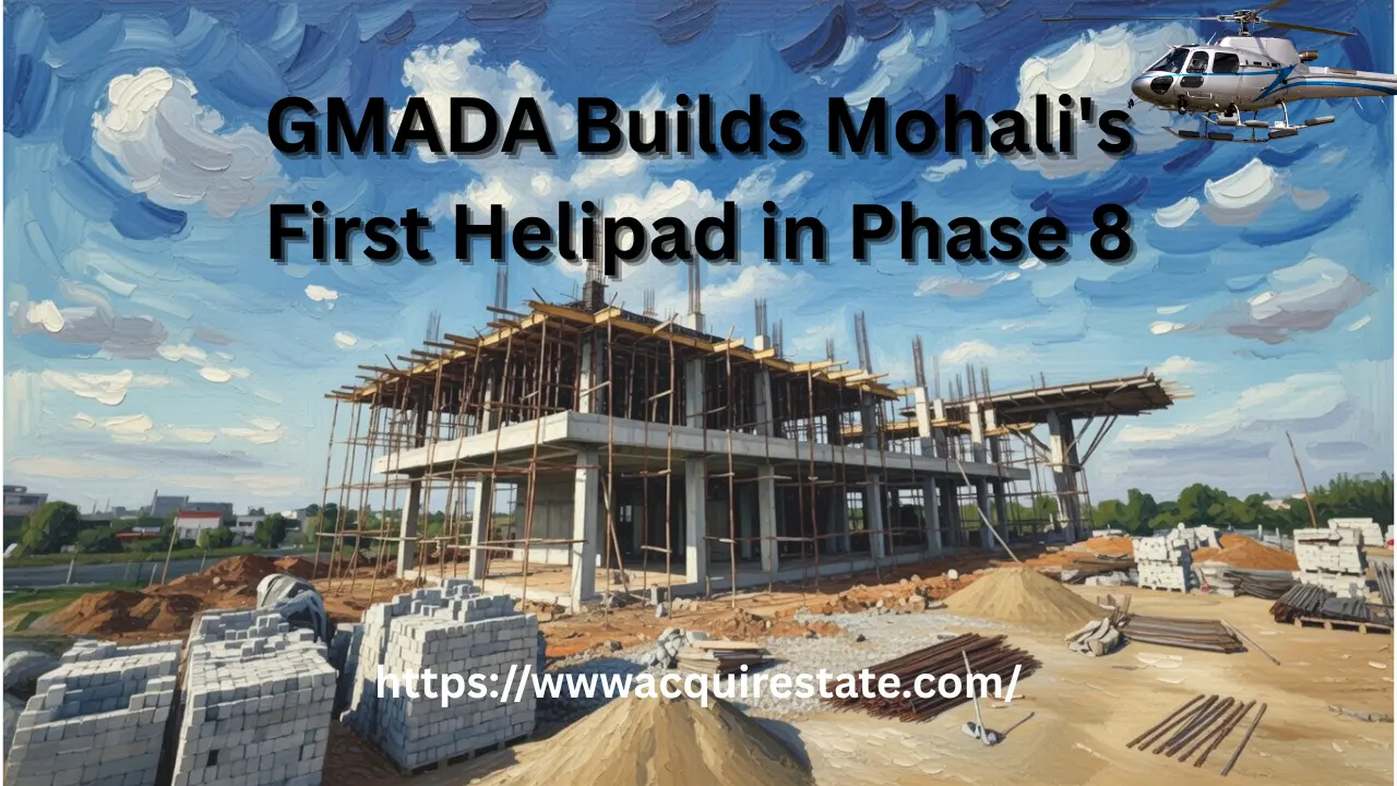 GMADA Builds Mohali's First Helipad in Phase 8: Boost for VIP Mobility & Real Estate 2026