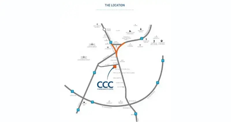 CCC Residential Suites Zirakpur: 1 BHK High-Rise Apartments for Sale | Best Residential Projects in Zirakpur