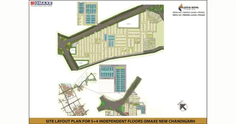 Celestia Royal Premier New Chandigarh: 3 BHK Independent Floors in Sector 82A Mullanpur