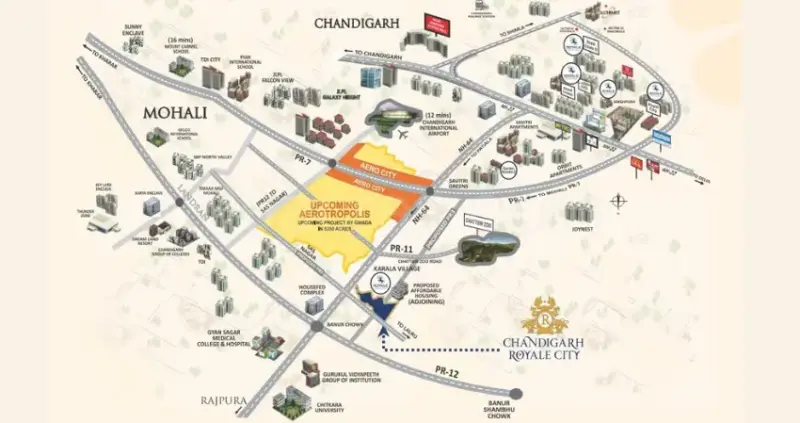 Chandigarh Royale City Zirakpur: Best Residential Projects in Zirakpur | Luxury Apartments, Villas & Plots for Sale