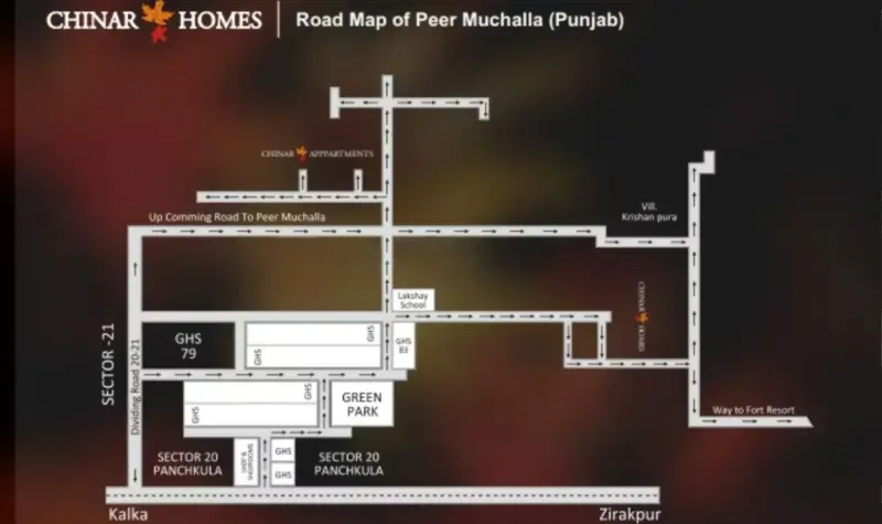 Chinar Homes Dhakoli Zirakpur | Affordable 3BHK High-Rise Apartments in Zirakpur Residential Projects