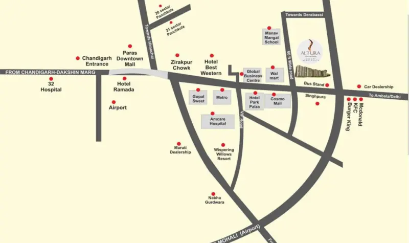 DD Altura Gazipur Zirakpur | Luxury 2BHK, 3BHK & 4BHK High-Rise Apartments in Zirakpur Residential Projects