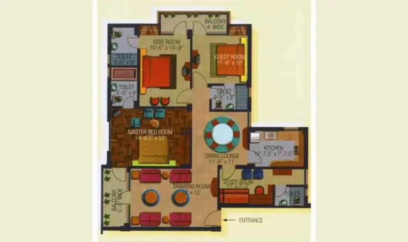 Divine Solitaire Patiala Road Zirakpur | Luxury 3BHK High-Rise Apartments in Zirakpur Residential Projects
