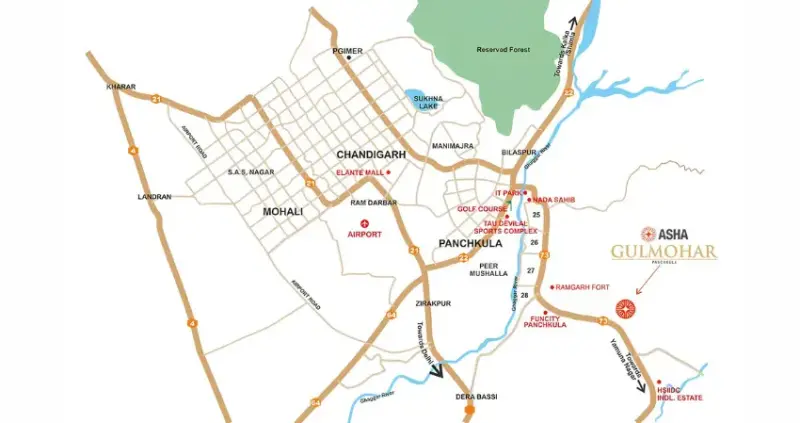 Essel Asha Gulmohar Sector 5 Panchkula: Best Residential Plots in Panchkula | Luxury Real Estate Projects in Panchkula