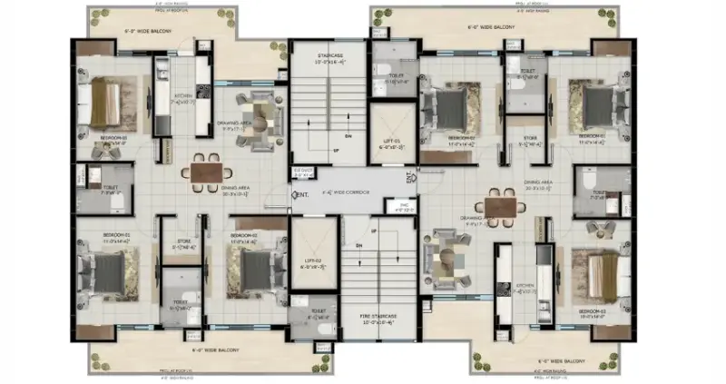Evermark The Ethereal Zirakpur: Luxury 3 BHK Apartments in Ramgarh Bhudda | Best Residential Projects in Zirakpur
