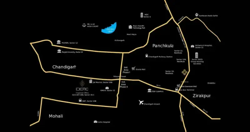 Exotic Grandeur Panchkula: Luxury 4BHK Apartments in High-Rise Projects in Panchkula | Residential Property in Panchkula