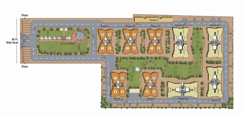 Fortune Victoria Heights Dhakoli - 3BHK 4BHK High-Rise Apartments for Sale | Best Residential Projects in Zirakpur