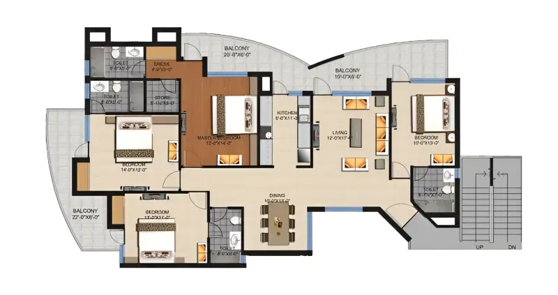 Fortune Victoria Heights Dhakoli - 3BHK 4BHK High-Rise Apartments for Sale | Best Residential Projects in Zirakpur