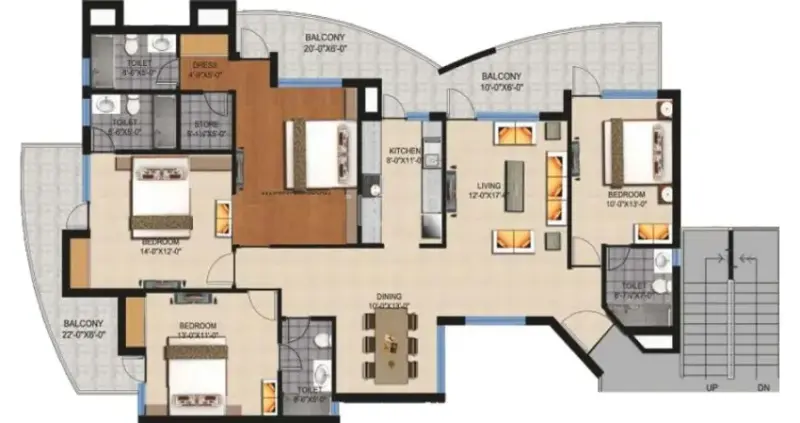 Fortune Victoria Heights Dhakoli - 3BHK 4BHK High-Rise Apartments for Sale | Best Residential Projects in Zirakpur