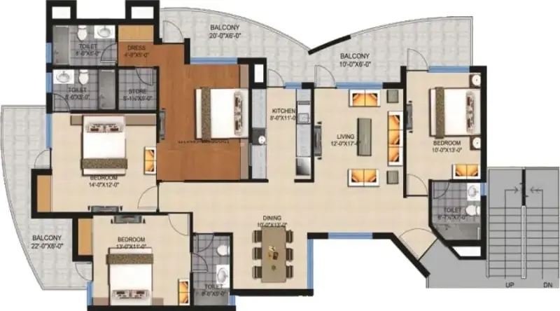 Fortune Victoria Heights Zirakpur | Luxury 3BHK & 4BHK High-Rise Apartments in Peer Muchalla Residential Projects
