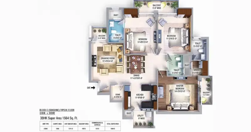 GBP Athens II Zirakpur: Luxury High-Rise Apartments on PR7 Airport Road