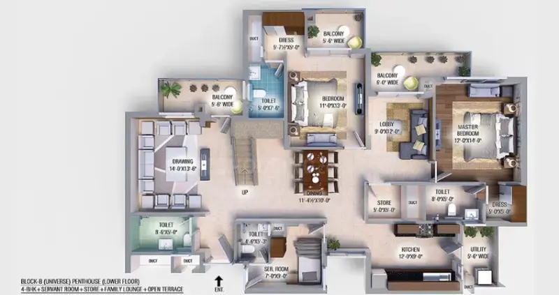 GBP Athens II Zirakpur: Luxury High-Rise Apartments on PR7 Airport Road