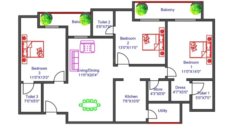 GBP Athens II Zirakpur: Luxury High-Rise Apartments on PR7 Airport Road
