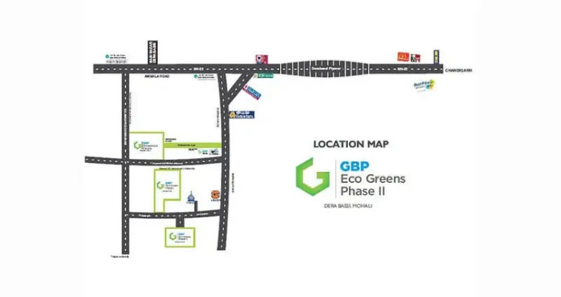 GBP Eco Greens Dera Bassi Mohali | Affordable 2-3 BHK Apartments for Sale