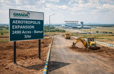 Mohali Aerotropolis Land Acquisition Update: GMADA Expands Township by 2,490 Acres in Banur