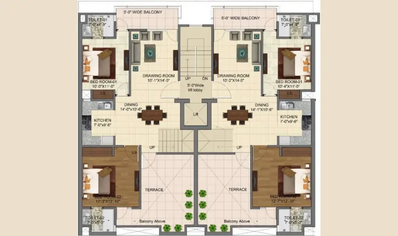 GNG Myst Arcade Nabha Zirakpur | Luxury 3BHK High-Rise Apartments in Zirakpur Residential Projects