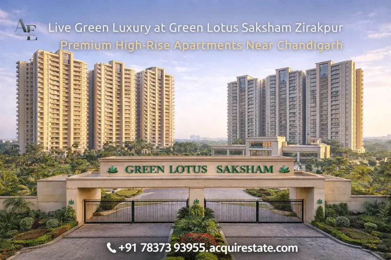 Green Lotus Saksham Zirakpur | 3/4/5 BHK Luxury Flats on Patiala Highway