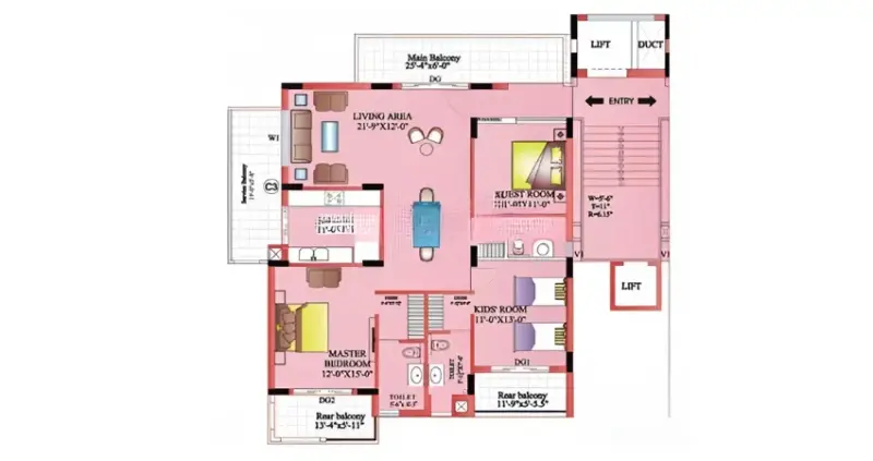 Green Valley Heights Mohali: Luxury Residential Projects in Mohali | 2 & 3 BHK Apartments for Sale