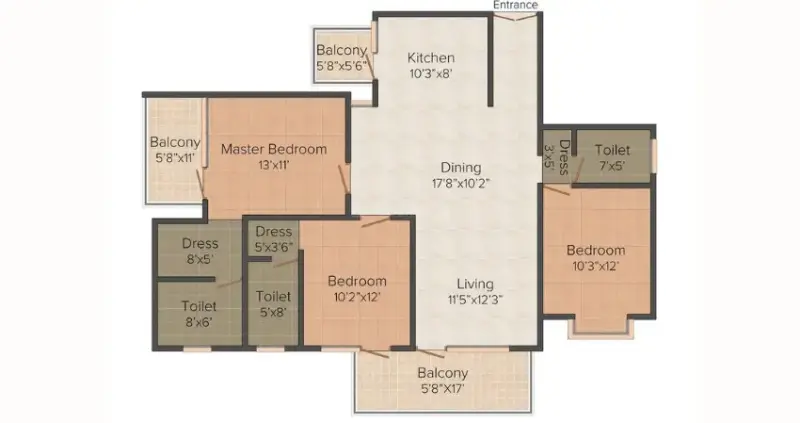 Greens Kataria Apartments Nabha Zirakpur: Best Residential Projects in Zirakpur | 2-3 BHK High-Rise Flats in Zirakpur