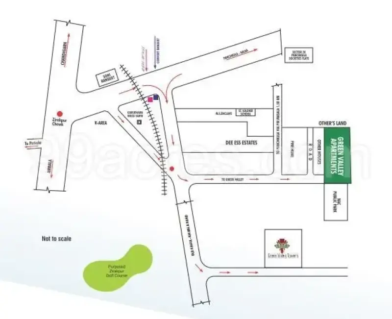 GVT Green Valley Towers Dhakoli Village Zirakpur | Affordable 3BHK Apartments in Zirakpur Residential Projects