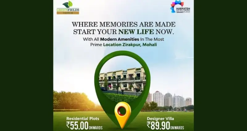 Harfateh Green Fields Homes Zirakpur | Top Residential Projects | Luxury Villas & Residential Plots Near Chandigarh