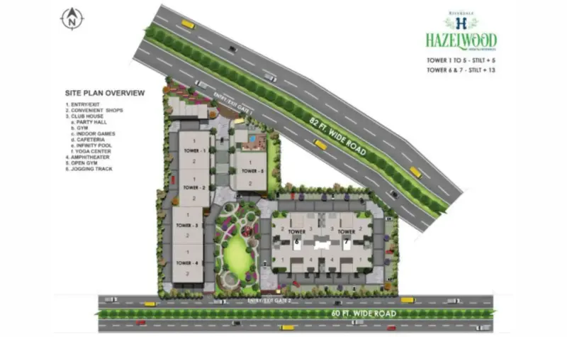 Hazel Wood Nabha Zirakpur | Luxury 3BHK & 6BHK High-Rise Apartments in Zirakpur Residential Projects