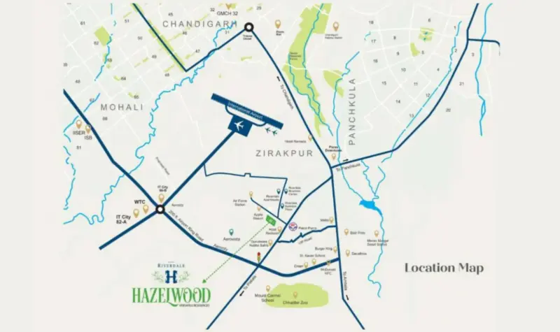 Hazel Wood Nabha Zirakpur | Luxury 3BHK & 6BHK High-Rise Apartments in Zirakpur Residential Projects