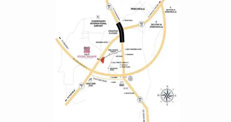 HLP Palmillas Zirakpur: Luxury High-Rise Apartments in Zirakpur | Best Residential Property in Zirakpur