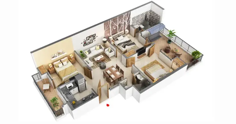 HLP Urban Vatika Baltana Zirakpur | Affordable 2-3 BHK Apartments for Sale