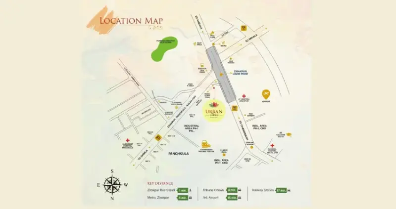 HLP Urban Vatika Baltana Zirakpur | Affordable 2-3 BHK Apartments for Sale