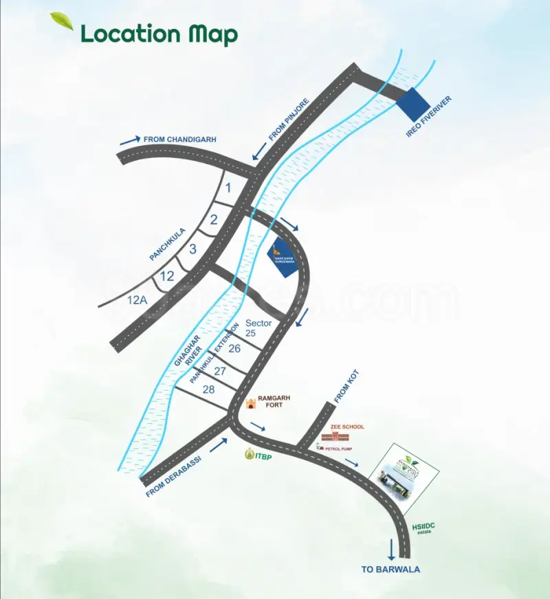 Idyllic Panchkula Eco City Sector 12 Panchkula | Eco-Friendly Residential Plots in Panchkula