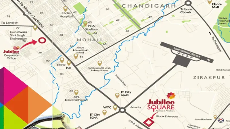 Jubilee Square Aerocity Mohali: Best Commercial Projects in Mohali | Mohali Commercial Property for Sale