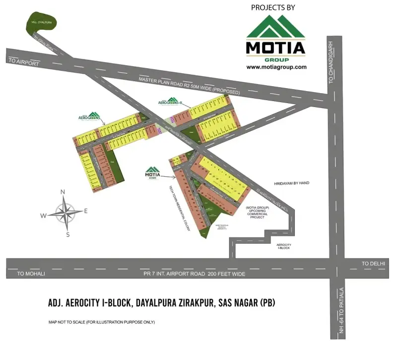 Shiva Motia Aero Greens Aerocity Mohali | Best 3/4 BHK Independent Floors | RERA Approved | GMADA Approved